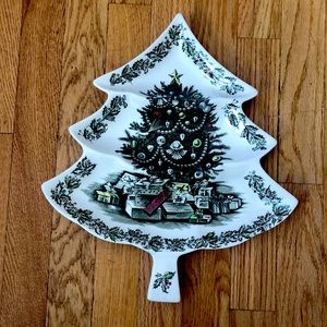 Merry Christmas relish dish